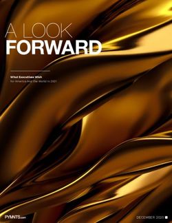 FORWARD A LOOK - DECEMBER 2020 - Rectangle Health