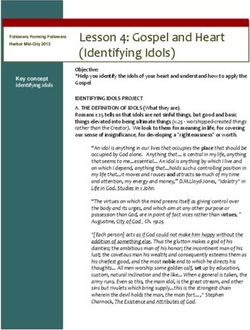 Lesson 4: Gospel and Heart (Identifying Idols)