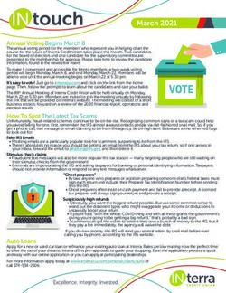 March 2021 - Interra Credit Union