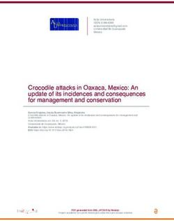 Crocodile attacks in Oaxaca, Mexico: An update of its incidences and consequences for management and conservation