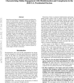 Characterizing Online Engagement with Disinformation and Conspiracies in the 2020 U.S. Presidential Election