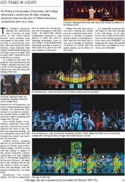 150 years in lighTs - Eastbourne College