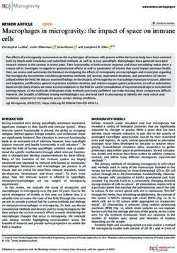 Macrophages in microgravity: the impact of space on immune cells