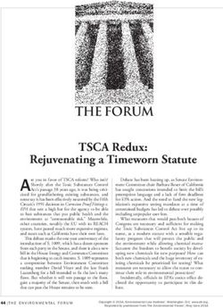 TSCA Redux: Rejuvenating a Timeworn Statute