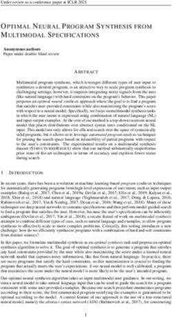 OPTIMAL NEURAL PROGRAM SYNTHESIS FROM MULTIMODAL SPECIFICATIONS