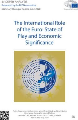 The International Role of the Euro: State of Play and Economic Significance - Kiel Institute for the World ...