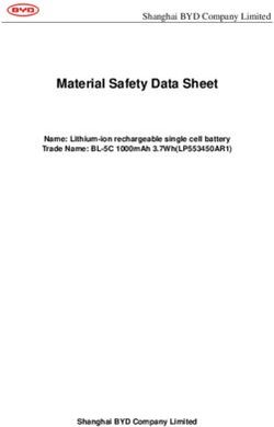 Material Safety Data Sheet - Shanghai BYD Company Limited