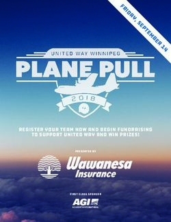 REGISTER YOUR TEAM NOW AND BEGIN FUNDRAISING TO SUPPORT UNITED WAY AND WIN PRIZES! - PRESENTED BY FIRST CLASS SPONSOR - United Way Winnipeg