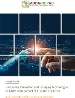 Harnessing Innovation and Emerging Technologies to Address the Impact of COVID-19 in Africa - WHITE PAPER - Nepad