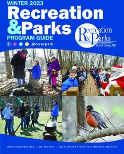 Parks WINTER 2023 Recreation - @ccrecpark - Carroll County Government