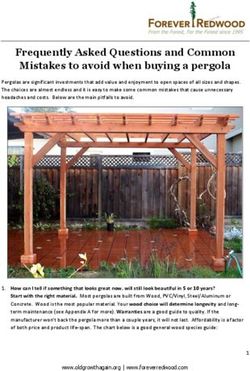 Frequently Asked Questions and Common Mistakes to avoid when buying a pergola