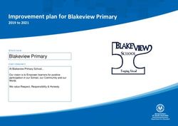 Improvement plan for 2019 to 2021 - Click to upload school logo - Blakeview ...