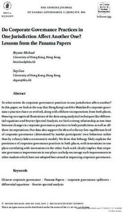 Do Corporate Governance Practices in One Jurisdiction Affect Another One? Lessons from the Panama Papers