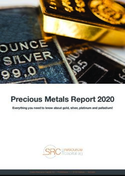 Precious Metals Report 2020 - Everything you need to know about gold, silver, platinum and palladium! - Swiss Resource Capital