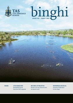 Binghi ISSUE 192 - TERM 1 2021 - INSIDE: The Armidale School