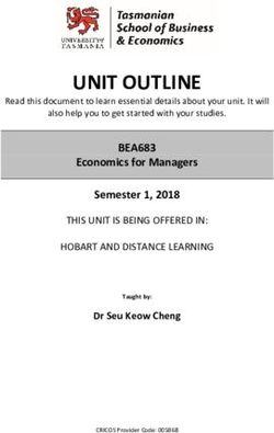 UNIT OUTLINE - University of Tasmania