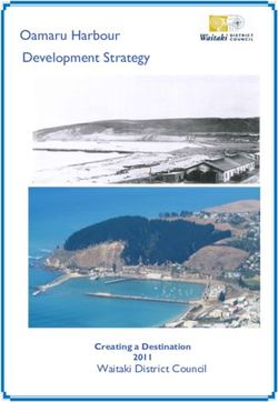 Oamaru Harbour Development Strategy - Waitaki District Council Creating a Destination