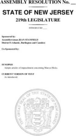 STATE OF NEW JERSEY - Insider NJ