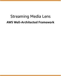 Streaming Media Lens AWS Well-Architected Framework