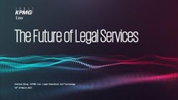 The Future of Legal Services - Andreas Bong - KPMG Law - Legal Operations and Technology 19th of March 2021