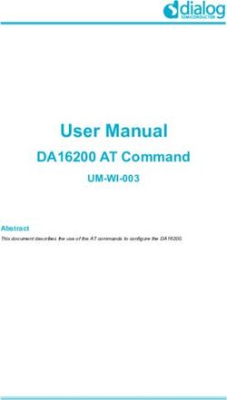 User Manual DA16200 AT Command - UM-WI-003 - Dialog Semiconductor