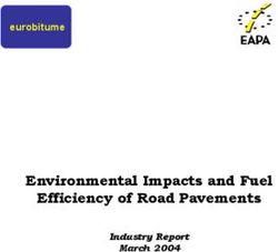 Environmental Impacts and Fuel Efficiency of Road Pavements - eurobitume