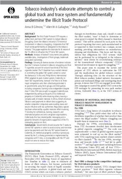 Tobacco industry's elaborate attempts to control a global track and trace system and fundamentally undermine the Illicit Trade Protocol