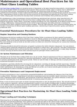 Maintenance and Operational Best Practices for Air Float Glass Loading ...