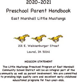 Preschool Parent Handbook 2020-2021 - East Marshall Community ...