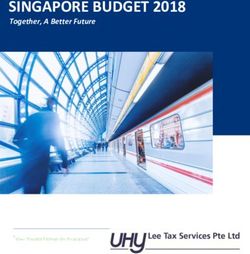 SINGAPORE BUDGET 2018 - Together, A Better Future - UHY LSC