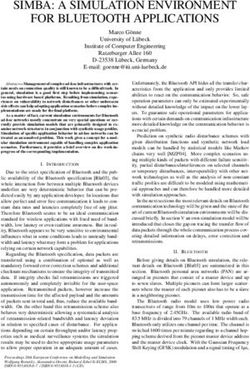 SIMBA: A SIMULATION ENVIRONMENT FOR BLUETOOTH APPLICATIONS