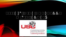 UPPER ST. CLAIR HIGH SCHOOL GIFTED PROGRAM - Upper St. Clair School District