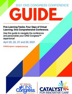 2021 ONS CONGRESS CONFERENCE