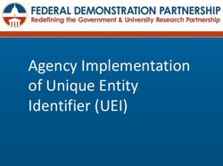 Agency Implementation of Unique Entity Identifier (UEI) - The ...
