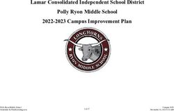 Lamar Consolidated Independent School District Polly Ryon Middle School 2022-2023 Campus Improvement Plan - Lamar Consolidated ISD