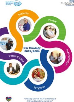 Our Strategy 2019/2024 - "Creating a Great Place to Work and A Great Place to be cared for" - University Hospitals of Morecambe Bay NHS ...