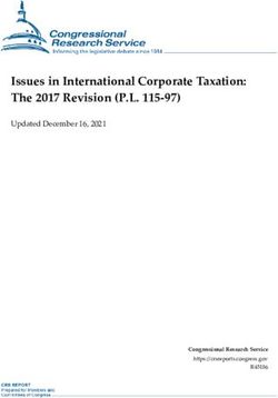 Issues in International Corporate Taxation: The 2017 Revision (P.L. 115-97) - Updated December 16, 2021