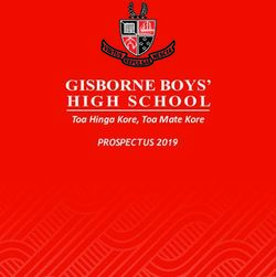 GISBORNE BOYS' HIGH SCHOOL - Toa Hinga Kore, Toa Mate Kore PROSPECTUS 2019 - Gisborne Boys High School