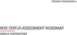 IR35 STATUS ASSESSMENT ROADMAP - ORACLE CONTRACTORS