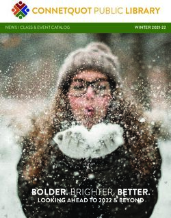 BOLDER. BRIGHTER. BETTER - LOOKING AHEAD TO 2022 & BEYOND - CONNETQUOT PUBLIC LIBRARY