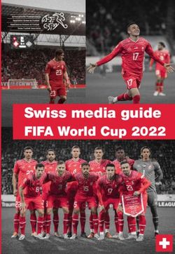 Swiss media guide FIFA World Cup 2022 - SFV