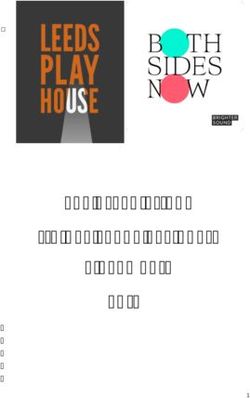 JOB DESCRIPTION Trainee Sound Designer Placement 2019 - Leeds Playhouse