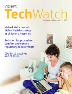 TechWatch Virtual visits propel digital health strategy at children's hospitals Sedation for procedure comfort and needed regulatory requirements ...