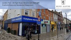 London N22 - 69 High Road, Wood Green N22 6BB Freehold Shop and Residential Investment - 69 High Road, Wood Green N22 6BB Freehold ...