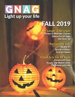 FALL 2019 Light up your life - GNAG
