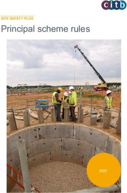 Principal scheme rules - SITE SAFETY PLUS 2021 - CITB
