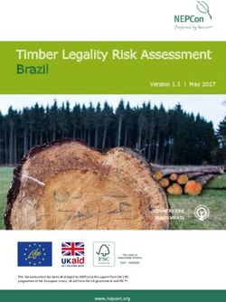 Timber Legality Risk Assessment Brazil