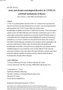 Acute and chronic neurological disorders in COVID-19