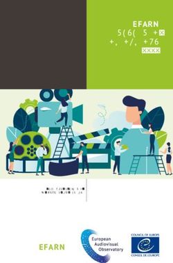 EFARN RESEARCH HIGHLIGHTS 2018 - EFARN - Council of Europe