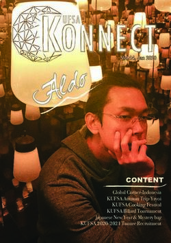 UFS A - CONTENT Global Corner-Indonesia KUFSA Autumn Trip-Yayoi KUFSA Cooking Festival KUFSA Billard Tournament Japanese New Year & Mystery bag ...